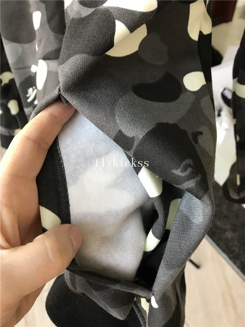 A Bathing Ape Bape Shark Hoodie Grey